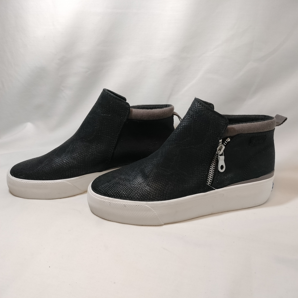 Keds Cooper Zip Flat Bootie Snake Print